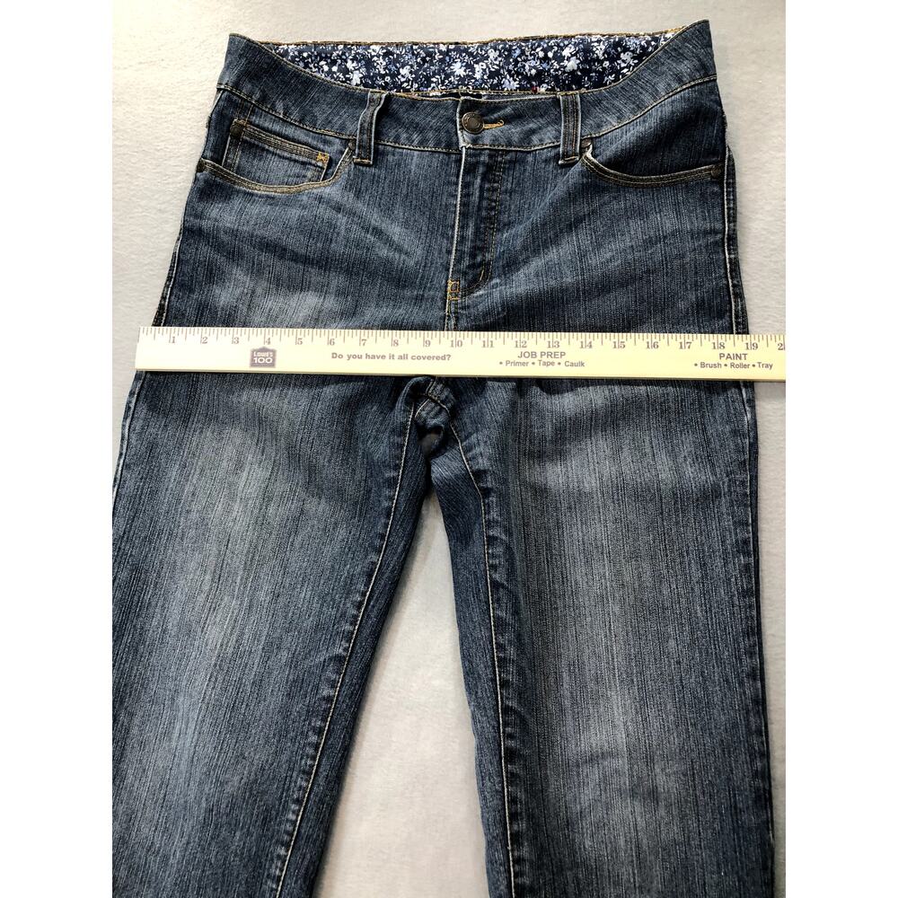 Faded Glory Womens Cropped Stretch Jeans  Size 8 - Picture 7 of 11